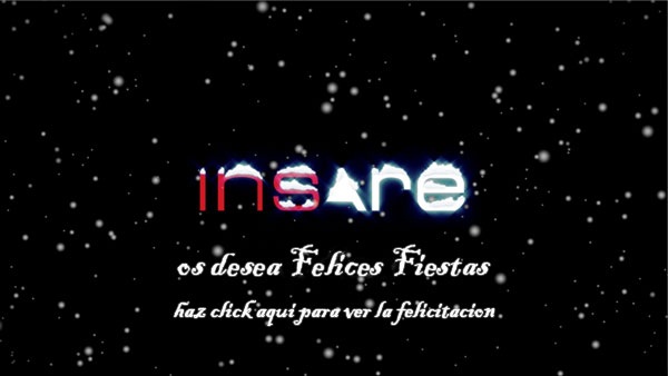 Insare os desea Felices Fiestas